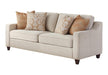 Christine Upholstered Cushion Back Sofa Beige - homePLUS (Binghamton, NY)