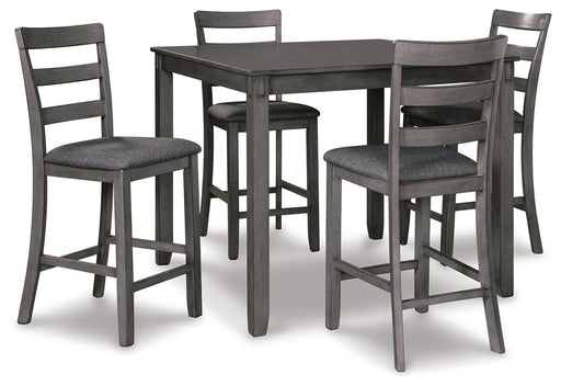 Bridson Counter Height Dining Table and Bar Stools (Set of 5) - homePLUS (Binghamton, NY)