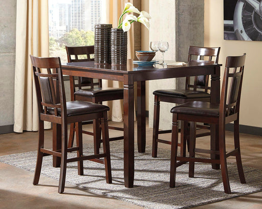 Bennox Counter Height Dining Table and Bar Stools (Set of 5) - homePLUS (Binghamton, NY)