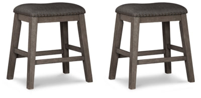 Caitbrook Counter Height Upholstered Bar Stool - homePLUS (Binghamton, NY)