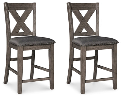 Caitbrook Counter Height Upholstered Bar Stool - homePLUS (Binghamton, NY)
