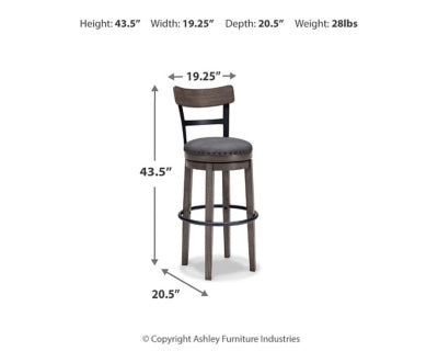 Caitbrook Bar Height Bar Stool - homePLUS (Binghamton, NY)