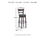 Caitbrook Bar Height Bar Stool - homePLUS (Binghamton, NY)