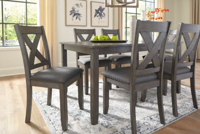Caitbrook Dining Table and Chairs (Set of 7) - homePLUS (Binghamton, NY)