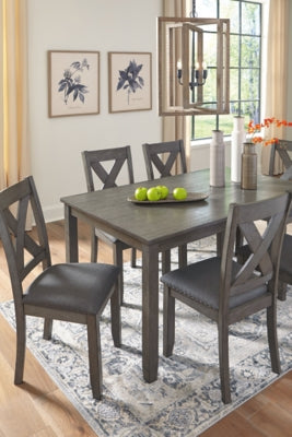 Caitbrook Dining Table and Chairs (Set of 7) - homePLUS (Binghamton, NY)