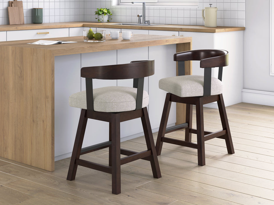 Haddigan Counter Height Barstool (Set of 2) - homePLUS (Binghamton, NY)