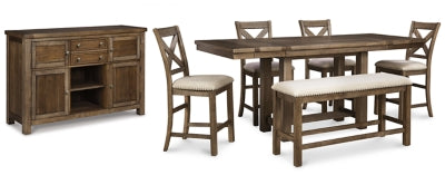 Moriville Counter Height Dining Set - homePLUS (Binghamton, NY)