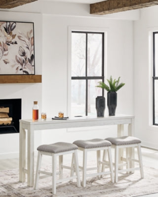 Robbinsdale Counter Height Dining Table and 3 Barstools Set - homePLUS (Binghamton, NY)