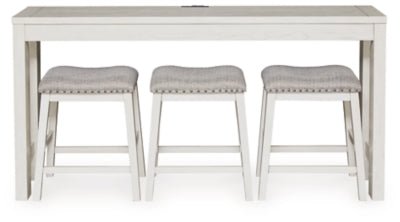 Robbinsdale Counter Height Dining Table and 3 Barstools Set - homePLUS (Binghamton, NY)