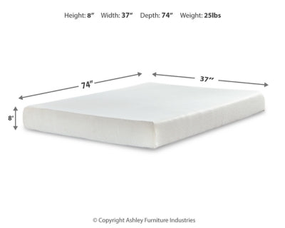 Chime 8 Inch Memory Foam Mattress in a Box - homePLUS (Binghamton, NY)