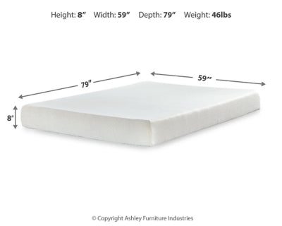 Chime 8 Inch Memory Foam Mattress in a Box - homePLUS (Binghamton, NY)