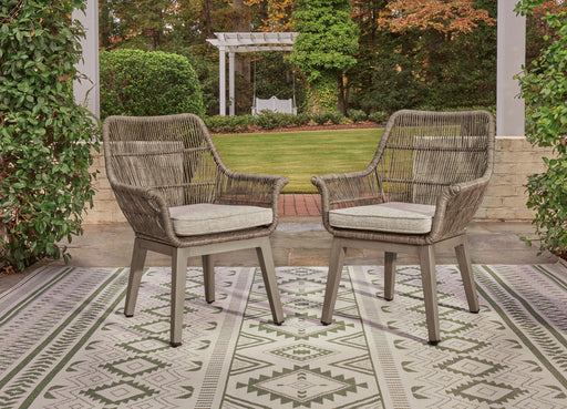 Beach Front Arm Chair with Cushion (Set of 2) - homePLUS (Binghamton, NY)