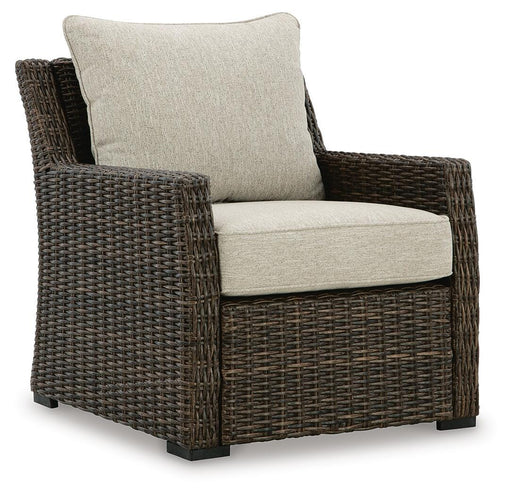 Brook Ranch Outdoor Lounge Chair with Cushion - homePLUS (Binghamton, NY)