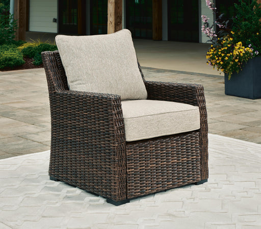 Brook Ranch Outdoor Lounge Chair with Cushion - homePLUS (Binghamton, NY)