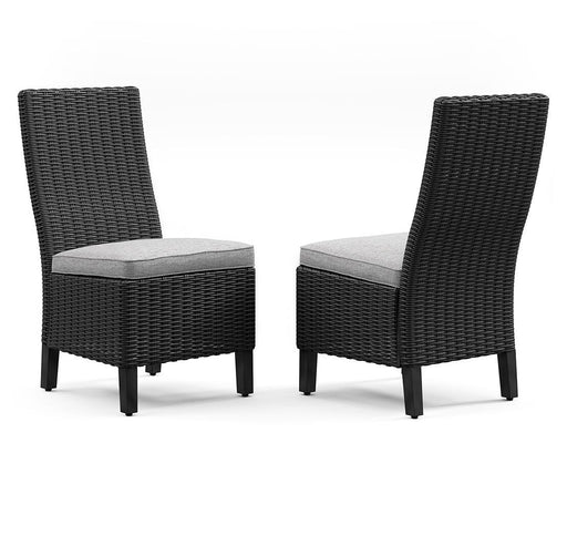 Beachcroft Outdoor Side Chair with Cushion (Set of 2) - homePLUS (Binghamton, NY)