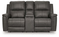 Bleckley Power Reclining Loveseat with Console - homePLUS (Binghamton, NY)