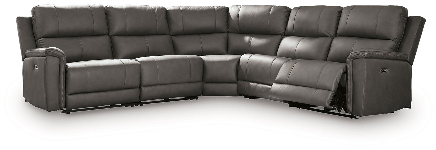 Bleckley Power Reclining Sectional - homePLUS (Binghamton, NY)