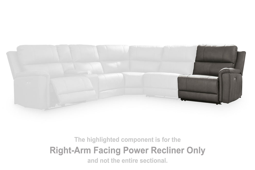 Bleckley Power Reclining Sectional - homePLUS (Binghamton, NY)