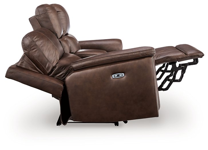 Bleckley Power Reclining Loveseat with Console - homePLUS (Binghamton, NY)