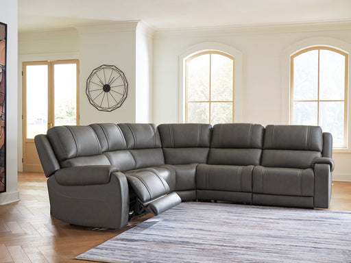 5Z - Pittson Power Reclining Sectional - homePLUS (Binghamton, NY)