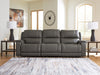 5Z - Pittson Power Sectional Reclining Sofa - homePLUS (Binghamton, NY)