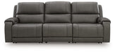 5Z - Pittson Power Sectional Reclining Sofa - homePLUS (Binghamton, NY)