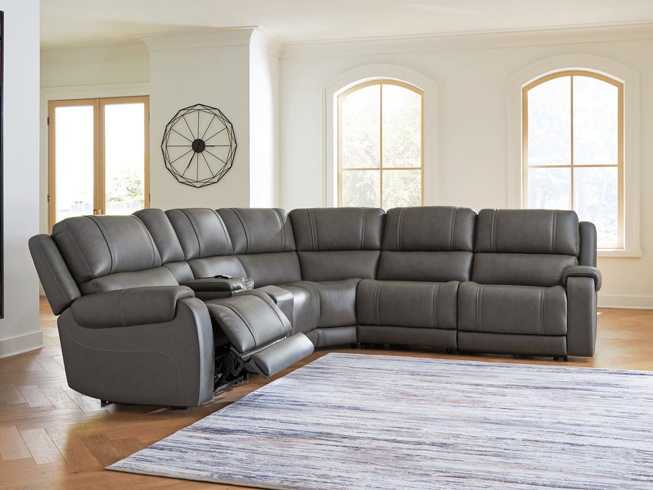 5Z - Pittson Power Reclining Sectional - homePLUS (Binghamton, NY)