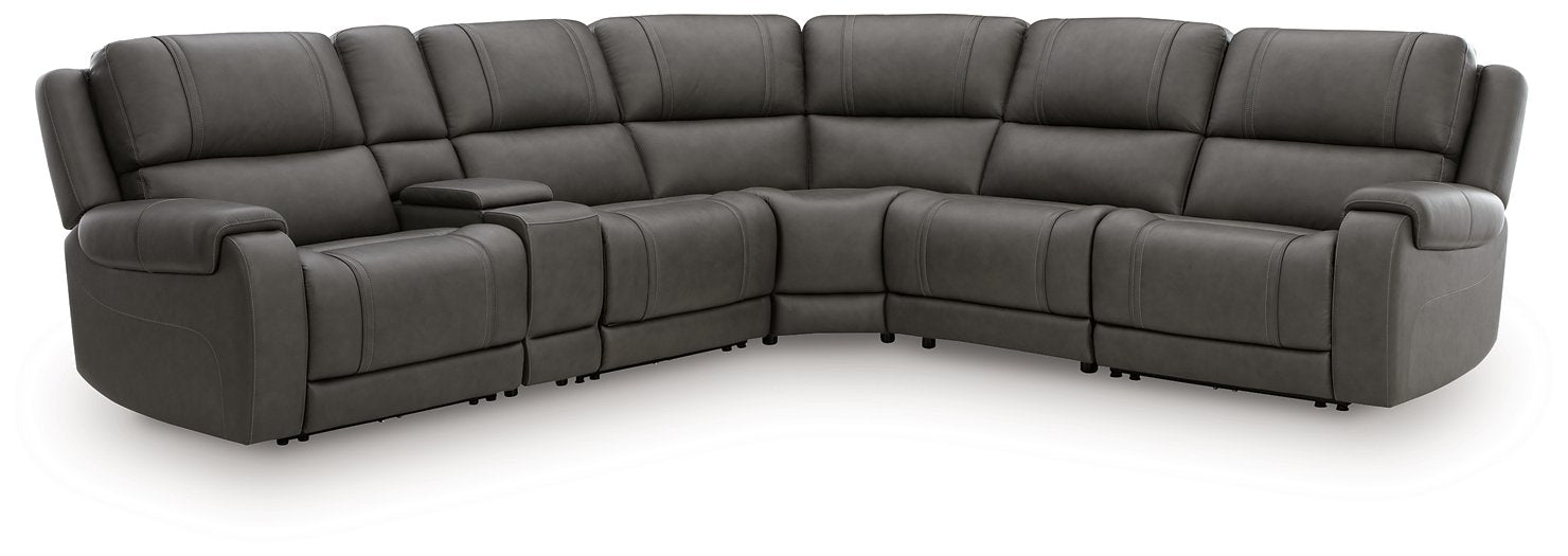 5Z - Pittson Power Reclining Sectional - homePLUS (Binghamton, NY)