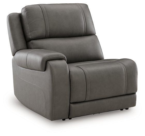 5Z - Pittson Power Sectional Reclining Sofa - homePLUS (Binghamton, NY)