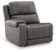 5Z - Pittson Power Sectional Reclining Sofa - homePLUS (Binghamton, NY)