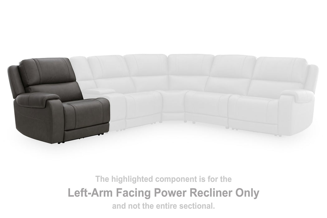 5Z - Pittson Power Reclining Sectional - homePLUS (Binghamton, NY)