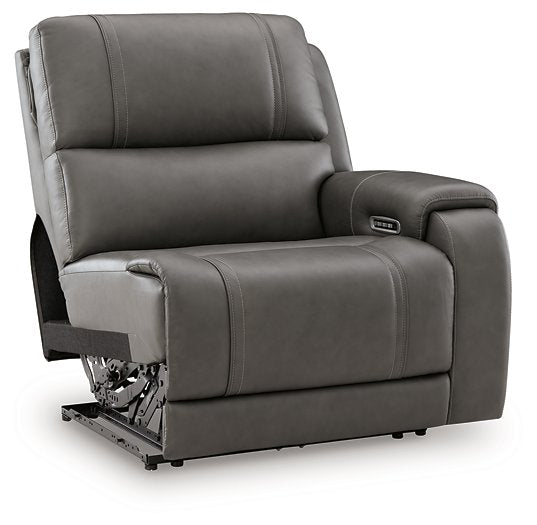 5Z - Pittson Power Sectional Reclining Sofa - homePLUS (Binghamton, NY)