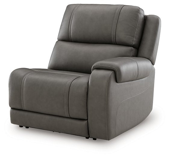 5Z - Pittson Power Sectional Reclining Sofa - homePLUS (Binghamton, NY)