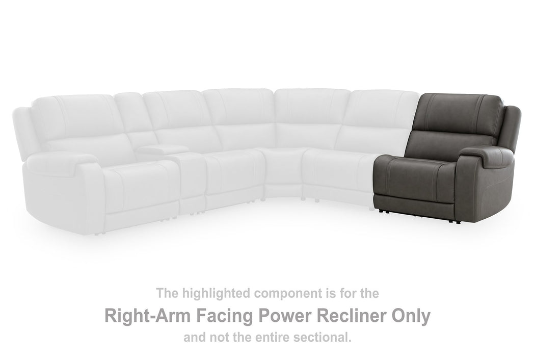 5Z - Pittson Power Reclining Sectional - homePLUS (Binghamton, NY)