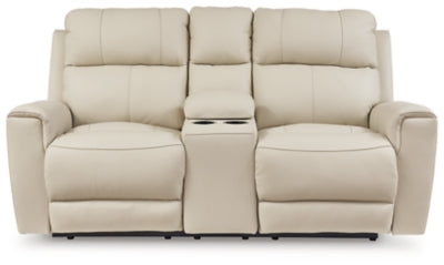 Dahlmoore Power Reclining Loveseat with Console - homePLUS (Binghamton, NY)