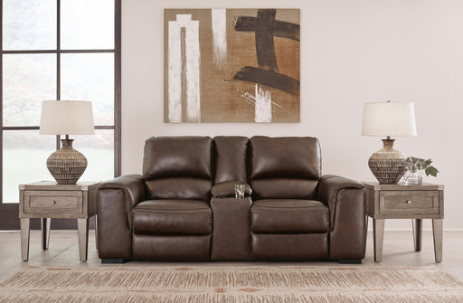 Alessandro Power Reclining Loveseat with Console - homePLUS (Binghamton, NY)