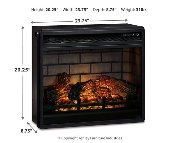 Entertainment Accessories Electric Infrared Fireplace Insert - homePLUS (Binghamton, NY)