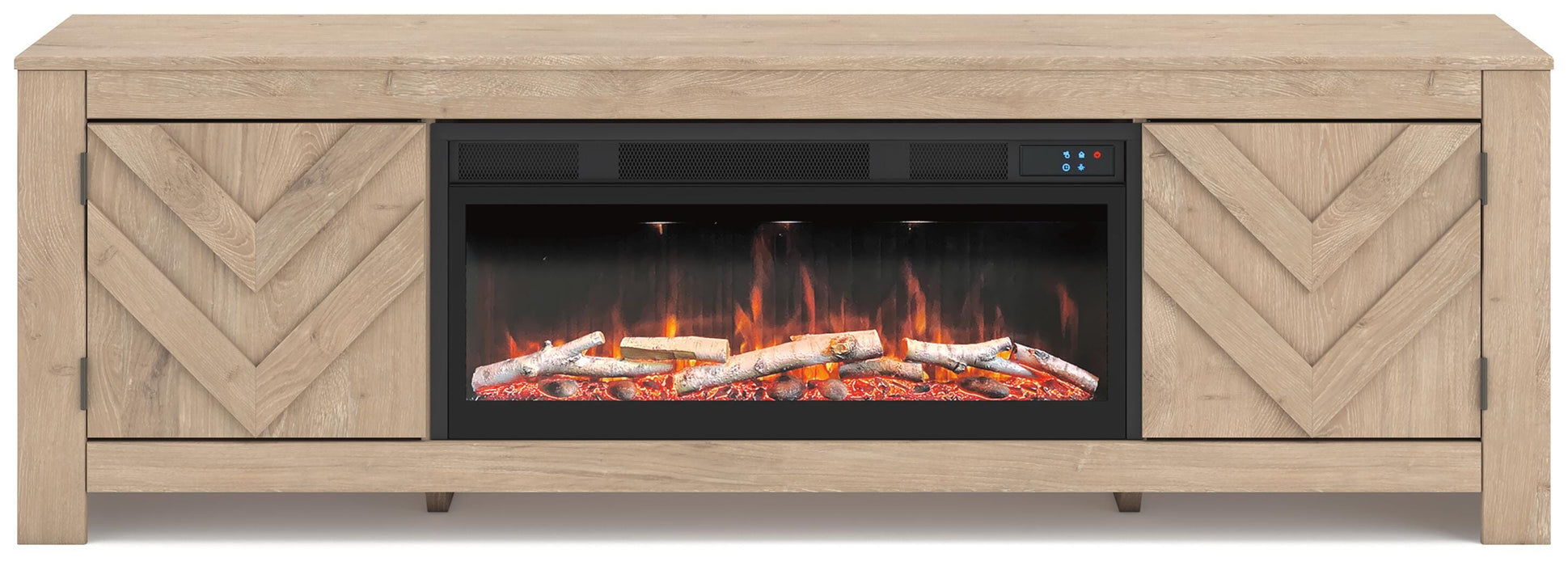 Cayboni 71" TV Stand with Electric Fireplace - homePLUS (Binghamton, NY)