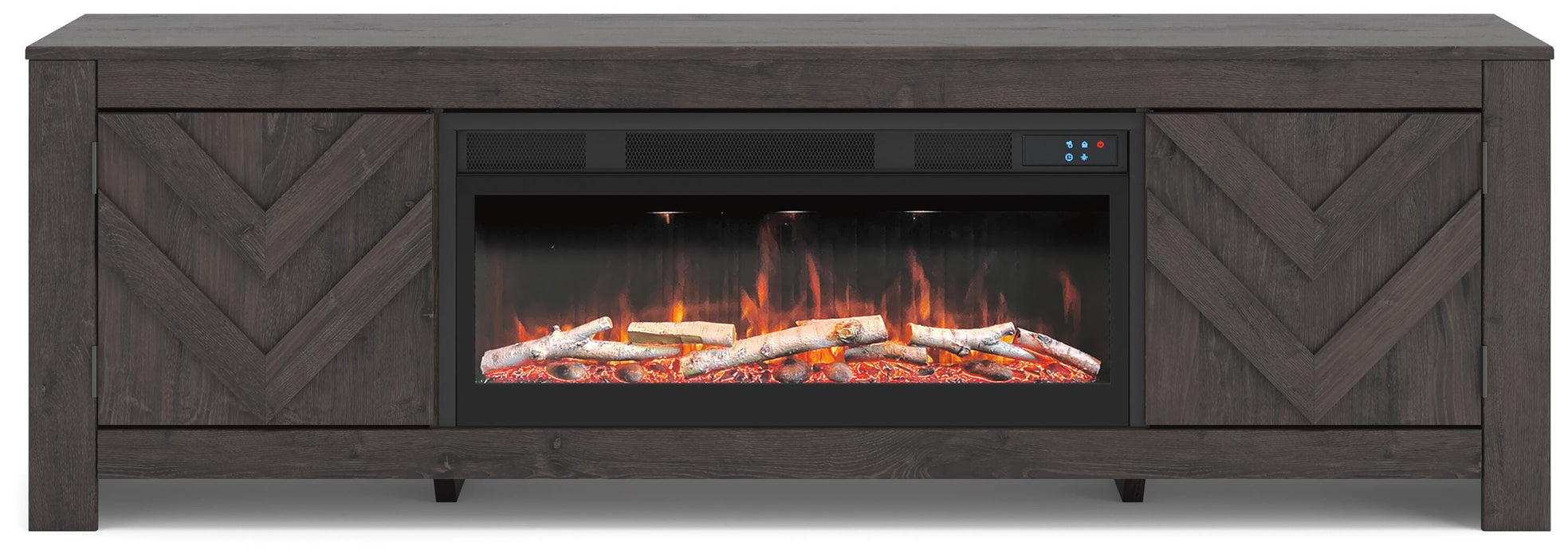 Cayboni 71" TV Stand with Electric Fireplace - homePLUS (Binghamton, NY)