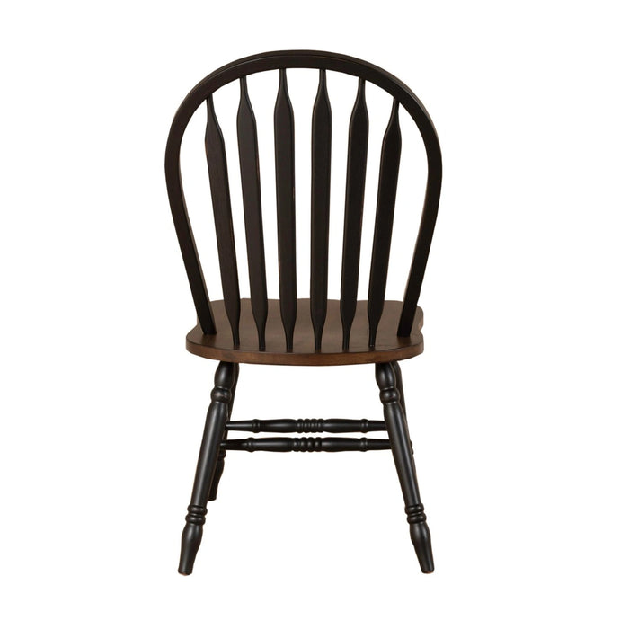 Carolina Crossing Windsor Side Chair- Black image