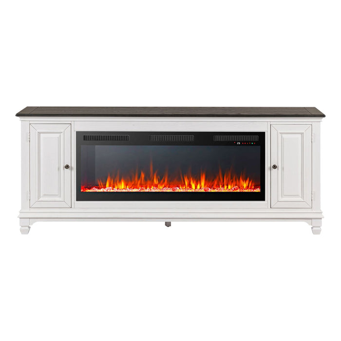 Fireplace TV Consoles 417 80 Inch Console w/ Fire FTS - homePLUS (Binghamton, NY)