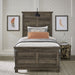 Liberty Furniture Lakeside Haven Twin Panel Bed in Brownstone image