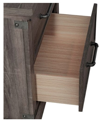 Liberty Furniture Lakeside Haven Nightstand w/ Charging Station in Brownstone